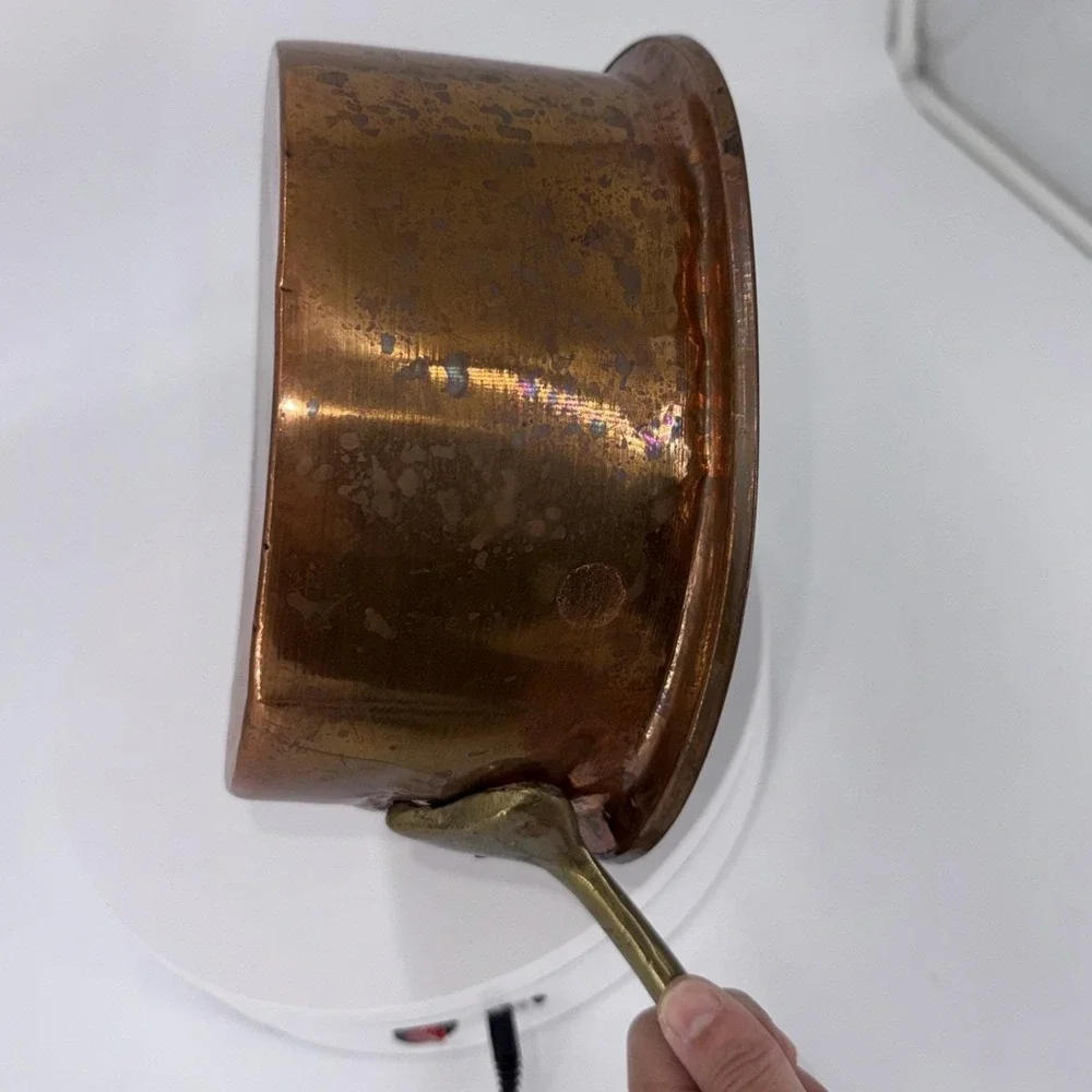 Vintage Copper Saucepan Pot Handmade In Turkey-National‎ Coper Collection